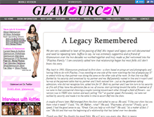 Tablet Screenshot of glamourcon.com